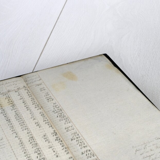 Record of colonies in Warthebruch, Poland, 1775 by German School