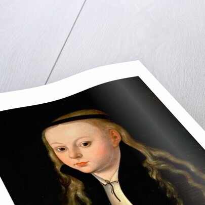 Portrait of a girl, possibly Martin Luther's daughter Magdalena, after Lucas Cranach, Senior, c. 1520 by Anonymous Anonymous