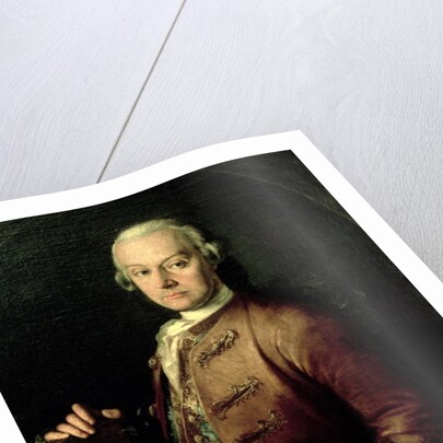 Johann Georg Leopold Mozart, father of Wolfgang Amadeus, 1765 by Peter Anton Lorenzoni