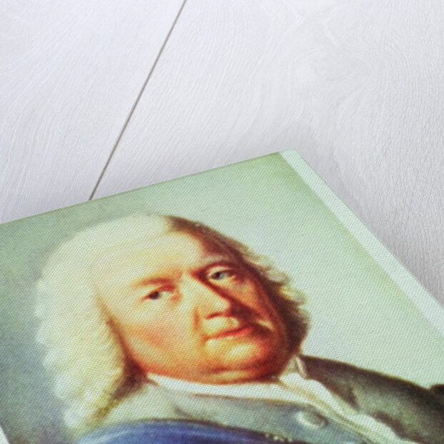 Portrait of Johann Sebastian Bach by Gottlieb Friedrich Bach