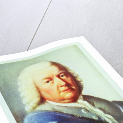 Portrait of Johann Sebastian Bach by Gottlieb Friedrich Bach