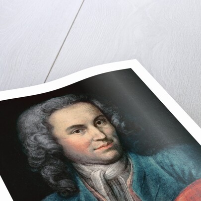 Portrait presumed to be Johann Sebastian Bach, 1717-23 by Johann Ernst Rentsch
