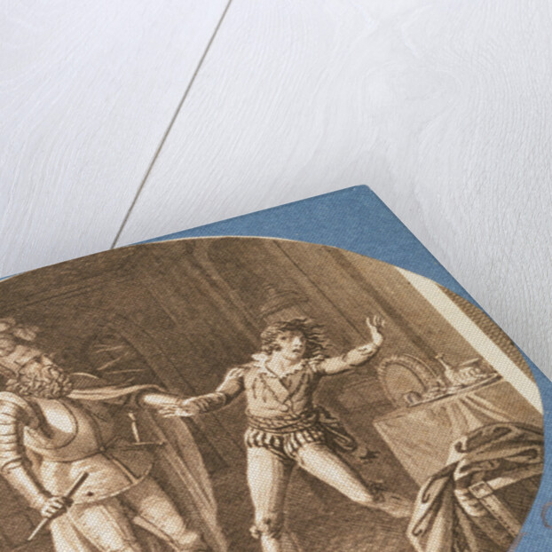 Don Giovanni and the statue of the Commandantore that has come to life by Austrian School