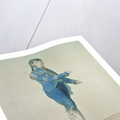 Figaro, valet to Count Almaviva by Johann Nepomuk Muxel