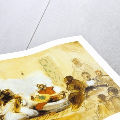 Jewish Musicians, c.1832 by Ferdinand Victor Eugene Delacroix