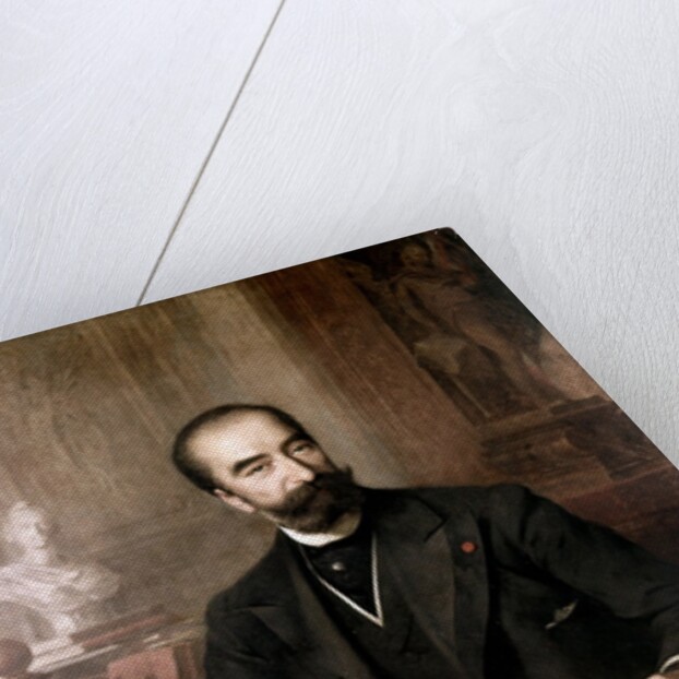 Marie Francois Sadi Carnot at his Desk by Theobald Chartran