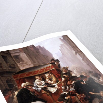 Murder of French King Henri IV by Ravaillac in 1610 in Paris by Charles Housez