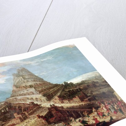 Construction of the Tower of Babel, 16th-17th century by Hendrick van Cleve