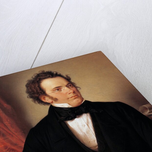 Franz Schubert by Wilhelm August Rieder