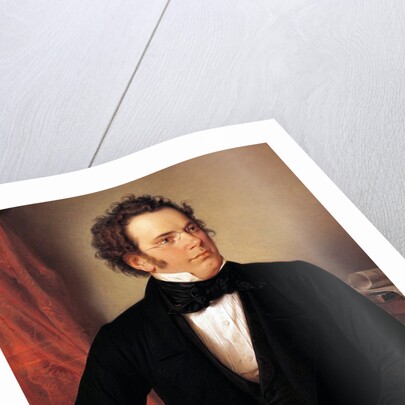 Franz Schubert by Wilhelm August Rieder