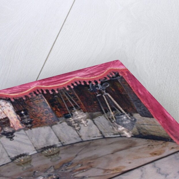 The Star of Bethlehem in the Grotto of the Nativity by Anonymous