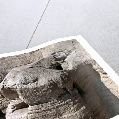View of the Qumran Caves, where the Dead Sea Scrolls were discovered in 1947 by Anonymous