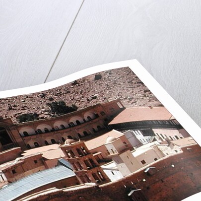 View of the complex of the Sacred Monastery of the God-Trodden Mount Sinai by Byzantine School