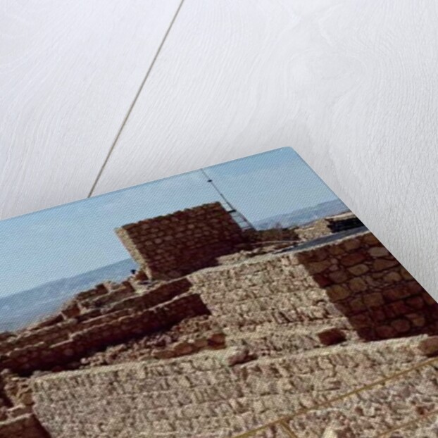 Remains of the fortress palace, built by Herod the Great c.37-31 BC by Anonymous