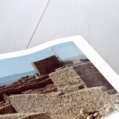 Remains of the fortress palace, built by Herod the Great c.37-31 BC by Anonymous