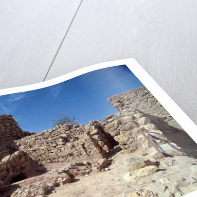 Remains of the fortress palace, built by Herod the Great c.37-31 BC by Anonymous