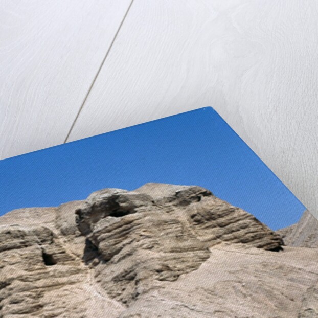 View of the Qumran Caves, where the Dead Sea Scrolls were discovered in 1947 by Anonymous