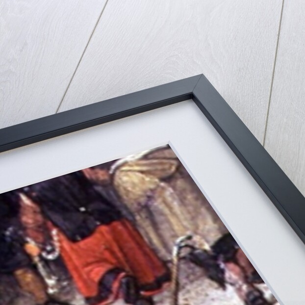 The Triumph of Archduchess Isabella in the Ommeganck in Brussels on 31st May 1615, detail of a figure in a devil costume, 1615 by Denys van Alsloot