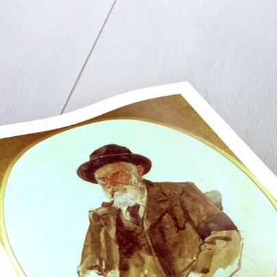 Portrait of Melchior Anderegg by English School