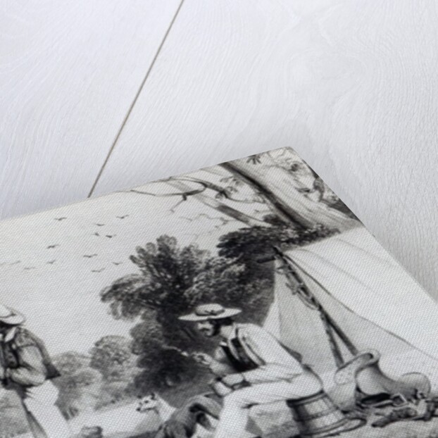 An exploring party in search of suitable land for a sheep-run, c.1847 by Alexander Denistoun Lang