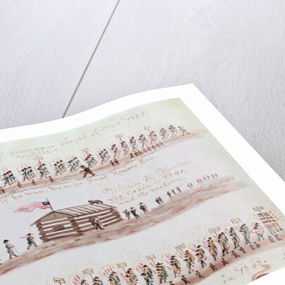 Three sketches depicting events in American history by Lewis Miller