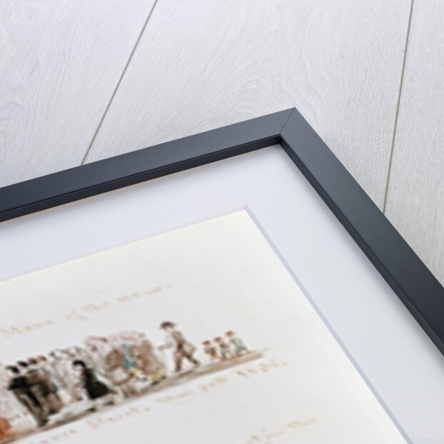 Three sketches depicting religious scenes in America by Lewis Miller