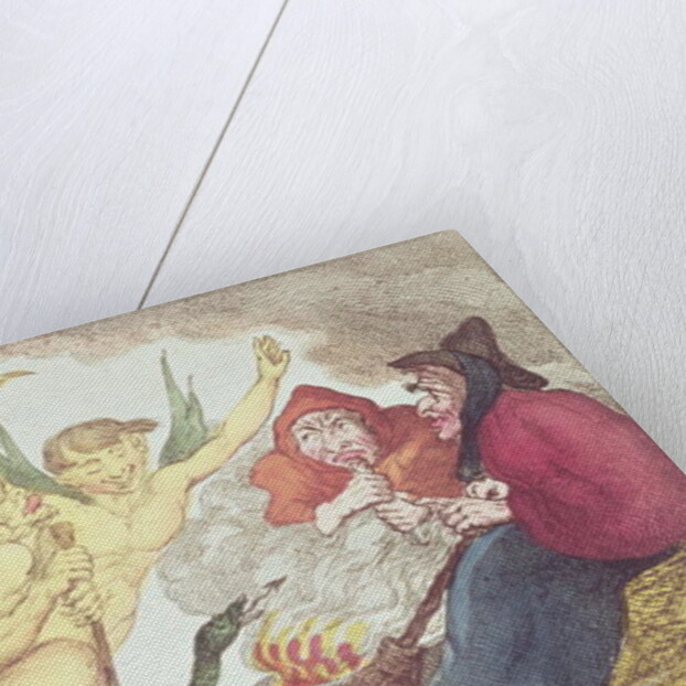 Witches in a Hayloft by Thomas Rowlandson