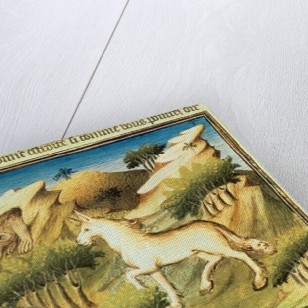 Mythical animals in the wilderness, c.1410-12 by Boucicaut Master