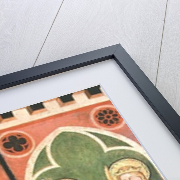 Annunciation with S.S. Barbara and Katherine, 1310-40 by School of Cologne