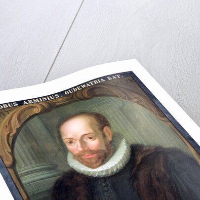 Jacobus Arminius, Professor of Theology at Leiden University by Anonymous Anonymous