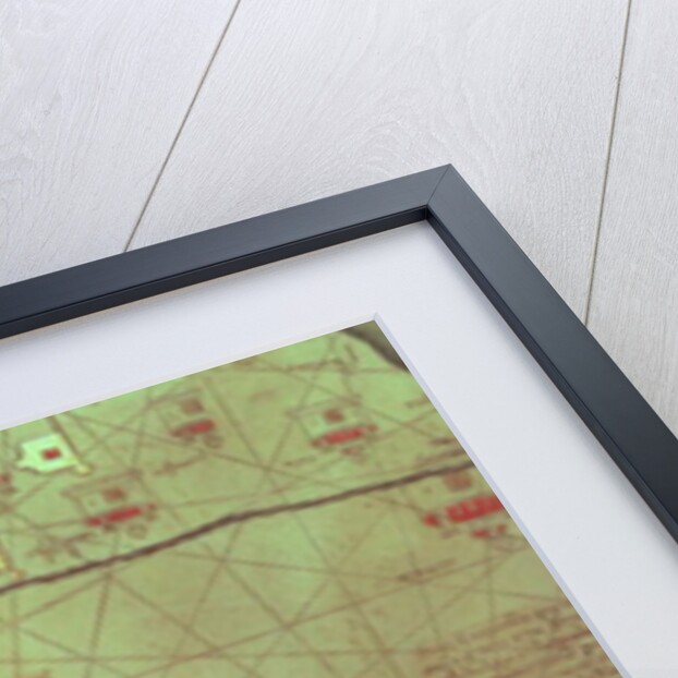 Catalan Atlas, detail showing the family of Marco Polo travelling by camel caravan by Spanish School