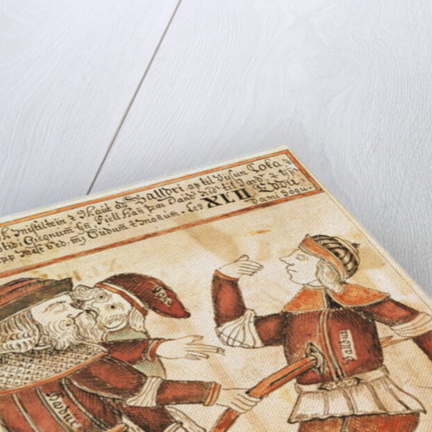 Ny Kgl Saml 1867.4, s.95v The Killing of Balder by Icelandic School