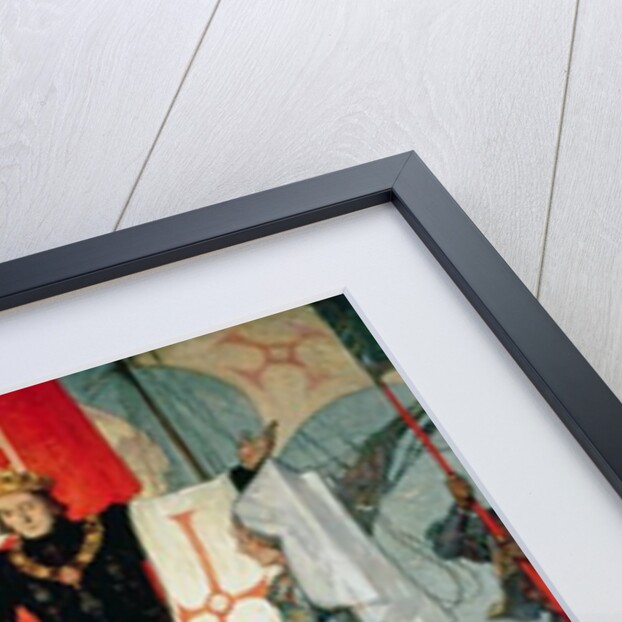 Departure for the Cape, King Manuel I of Portugal blessing Vasco da Gama and his expedition, c.1935 by Anonymous Anonymous