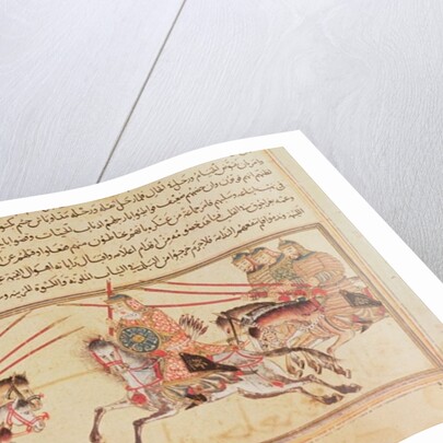 Battle between Mongol tribes by Islamic School