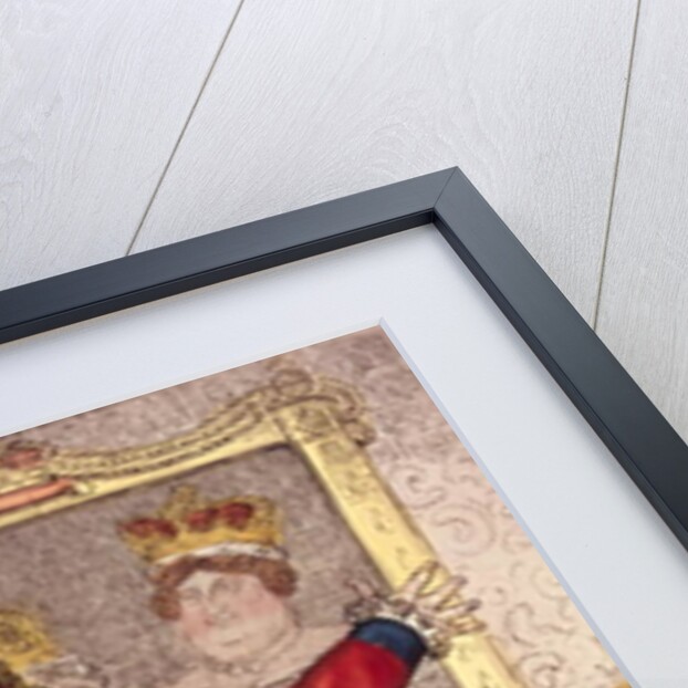 Reflection: To be, or not to be?, cartoon of King George IV of England, 1820 by Anonymous Anonymous