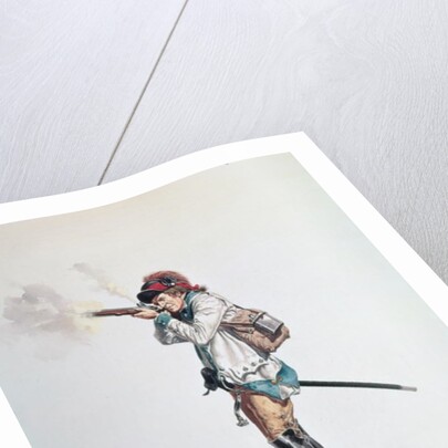 One of Washington's 3rd Continental Dragoons by American School