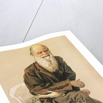 Men of the Day, no. 33, Charles Darwin, cartoon from Vanity Fair by Anonymous