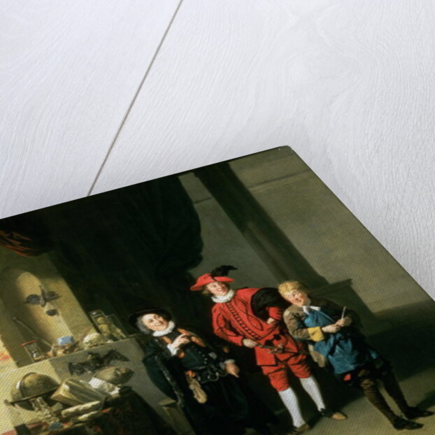 David Garrick with William Burton and John Palmer in 'The Alchemist' by Ben Jonson, 1770 by Johann Zoffany