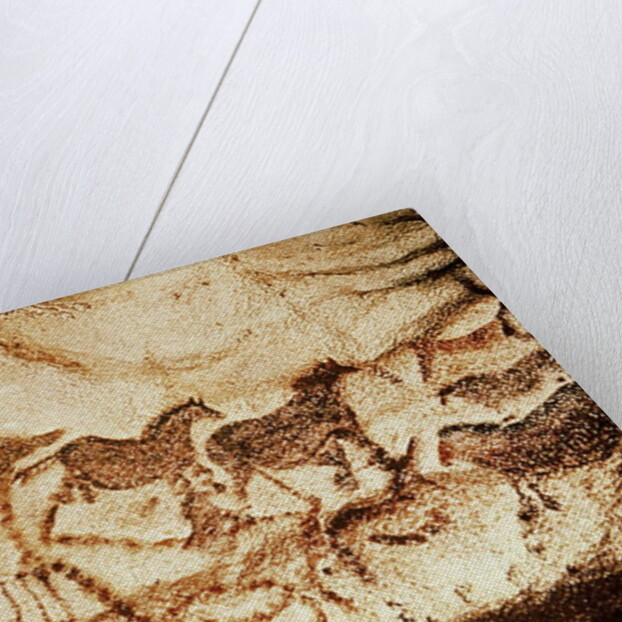 Horses and deer from the Caves at Altamira, c.15000 BC by Prehistoric Prehistoric