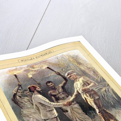 The meeting of Emin Pasha and Mr Stanley at Kavalli, 29th April, 1888 by Anonymous