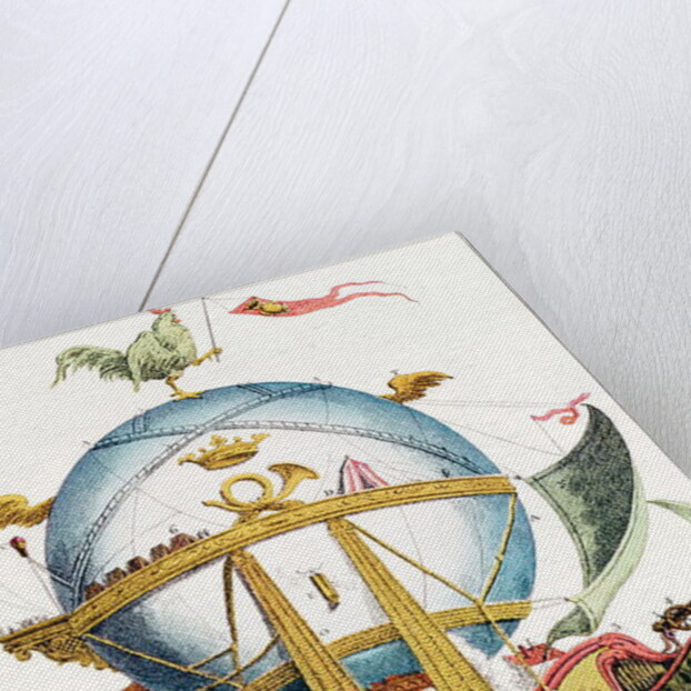 La Minerve cartoon of French 'air vessel', early 19th century by Anonymous