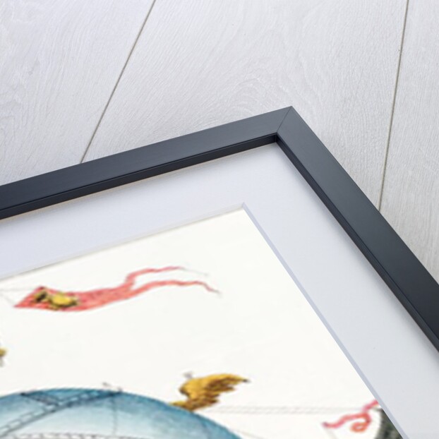 La Minerve cartoon of French 'air vessel', early 19th century by Anonymous