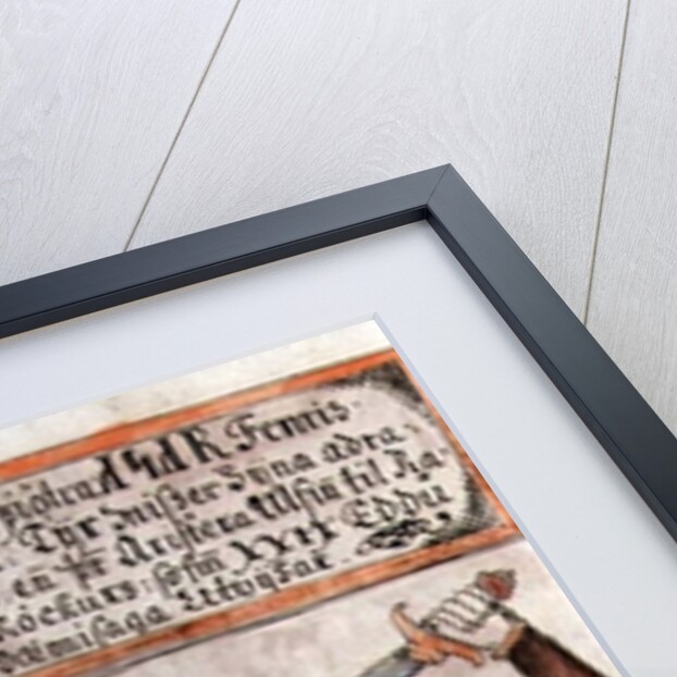 The Norse god Tyr losing his hand to the bound wolf, Fenrir by Icelandic School