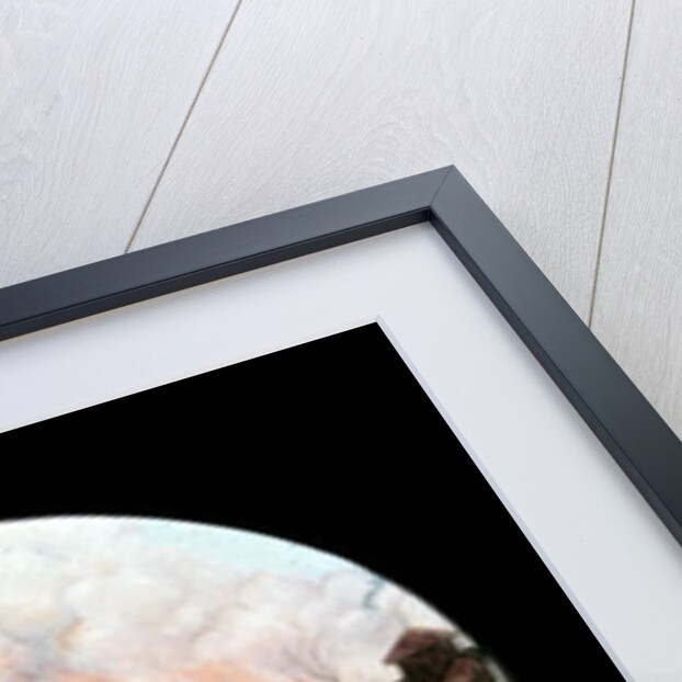 The French observation balloon 'L'Entreprenant' hovering above the Battle of Fleurus, 1794 by French School