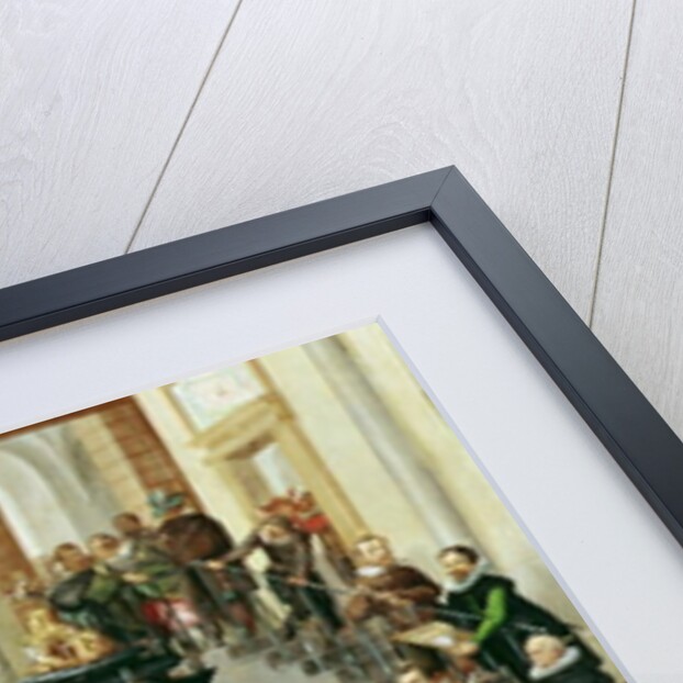 Presentation of the Pomeranian Kunstschrank to Duke Philip II of Pomerania-Stettin in 1617 by Anton Mozart