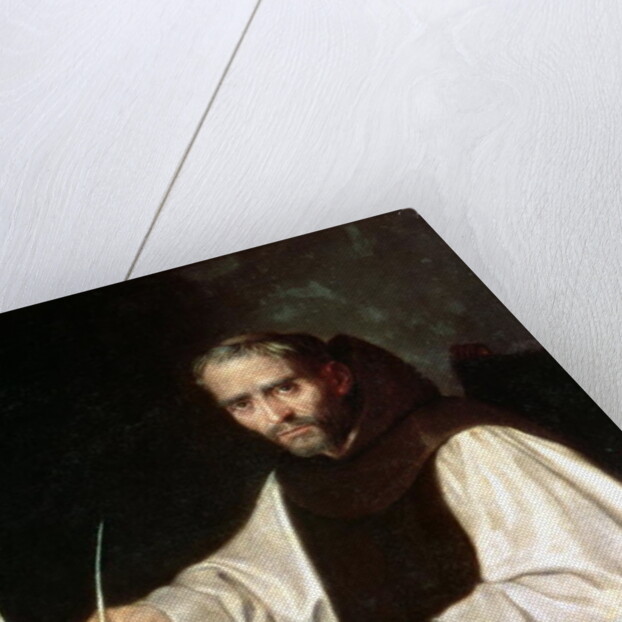 Portrait of Jose de Siguenza, prior and librarian of the monastery of San Lorenzo, 1602 by Spanish School