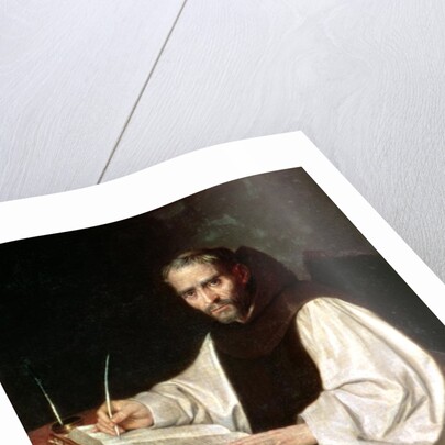 Portrait of Jose de Siguenza, prior and librarian of the monastery of San Lorenzo, 1602 by Spanish School