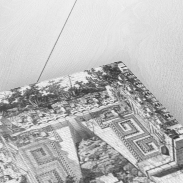 Ruins of a Mayan temple, 19th century by Anonymous