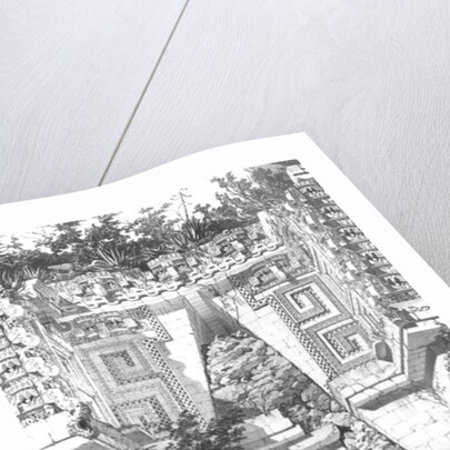 Ruins of a Mayan temple, 19th century by Anonymous