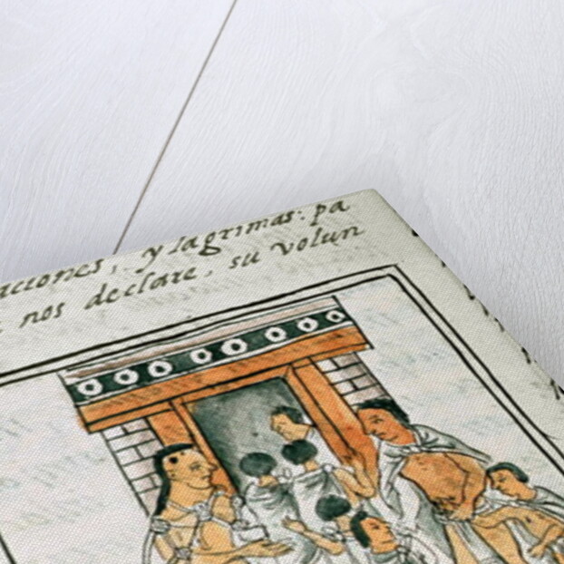 Ms Palat. 218-220 Book IX Young children entering a house by Spanish School